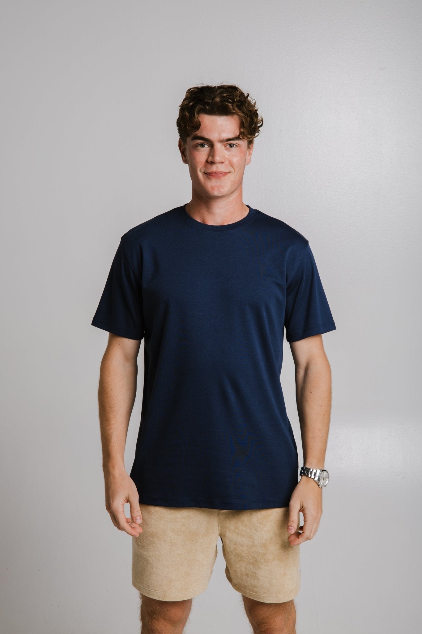 Heavy T-shirt - Navy Blue - Image 3