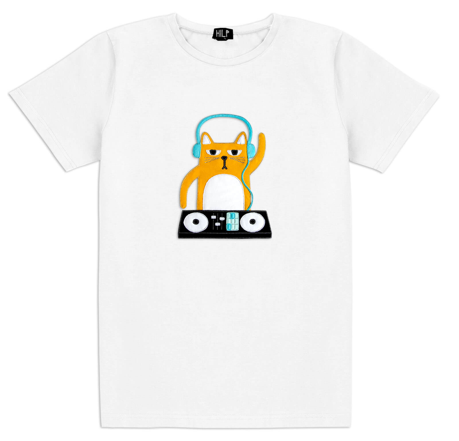Men’s DJ Cat T-Shirt - Image 2