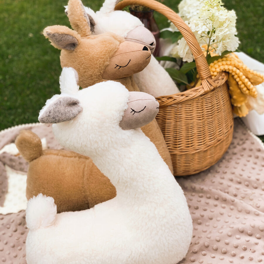 Soft Toy-Pillow Alpaca - Cream - Image 5