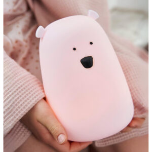 Big Bear Silicone Lamp with Remote - Pink