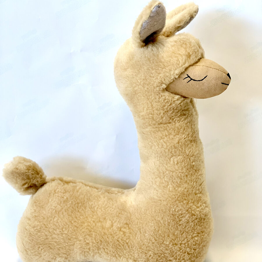 Soft Toy-Pillow Alpaca - Rusty Brown - Image 3