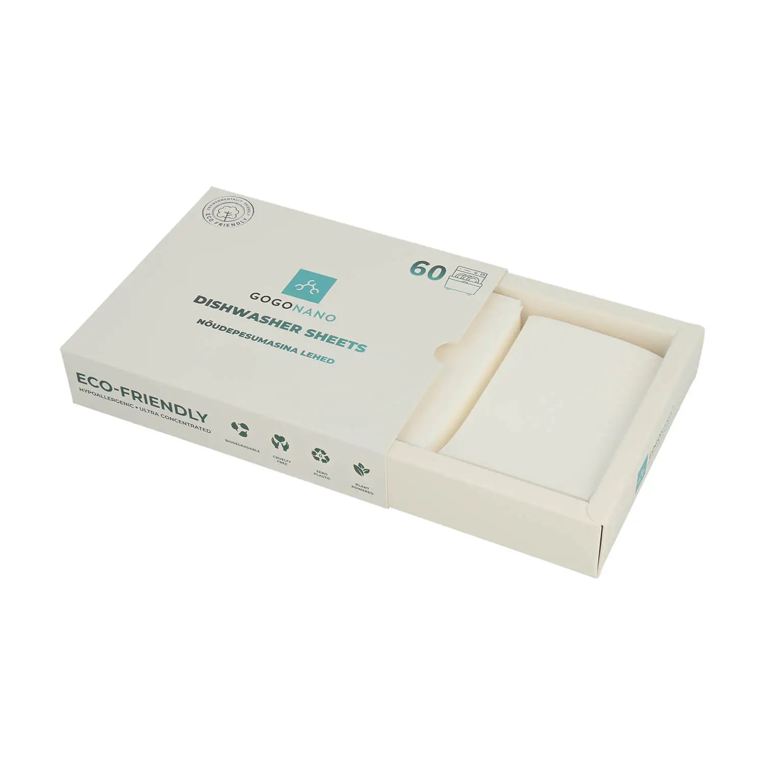 Dishwasher Sheets – Plastic-free, No Residue, 60 loads - Image 3