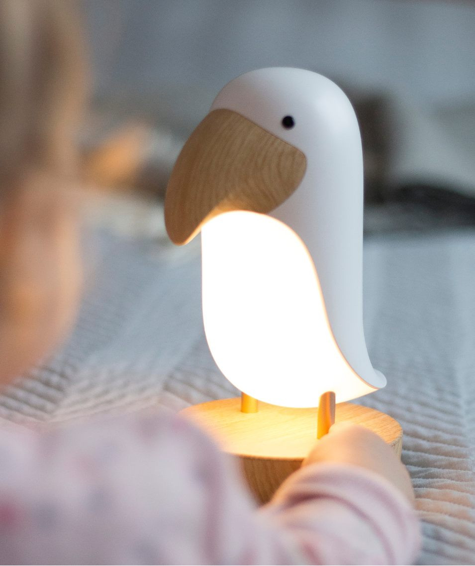 Lamp with Speaker - White Bird - Image 2