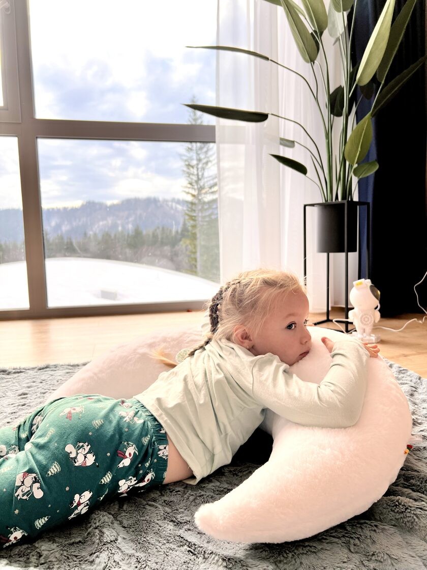 Handcrafted Giant Moon Pillow for Babies & Toddlers - Image 5
