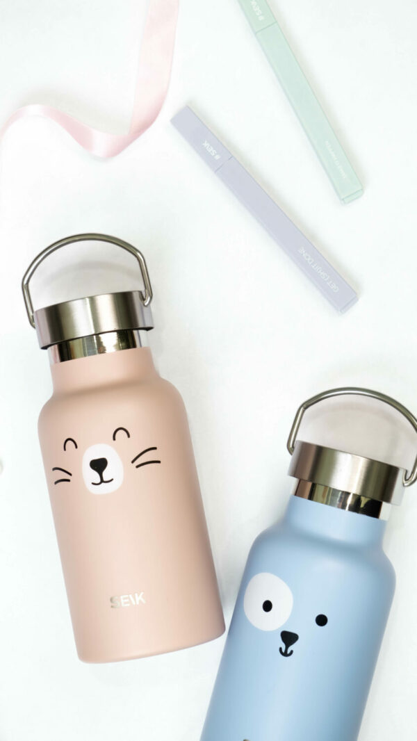 Water Bottle / Thermos – Cat – 350ml Stainless Steel - Image 3