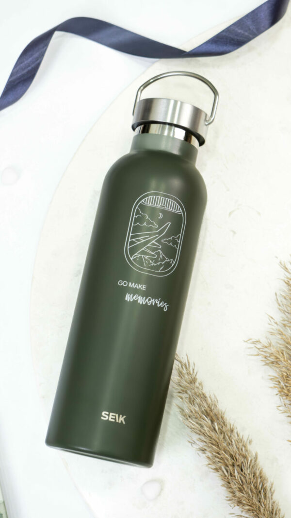 Water Bottle / Thermos – Go Make Some Memories – 500ml - Image 2