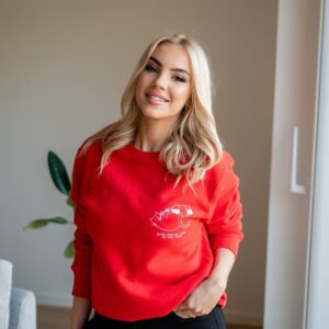 Wine-derful Time of a Year Oversized Sweatshirt